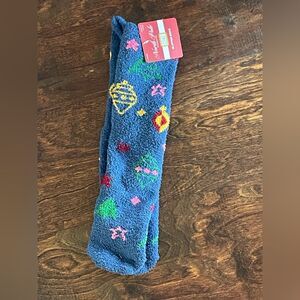 North Pole ornaments Christmas socks